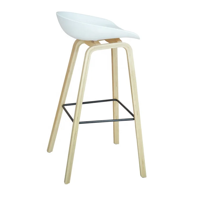 (SP-BS200) Фабрика поставок пластика сиденье современный деревянный круглый бар табуреты