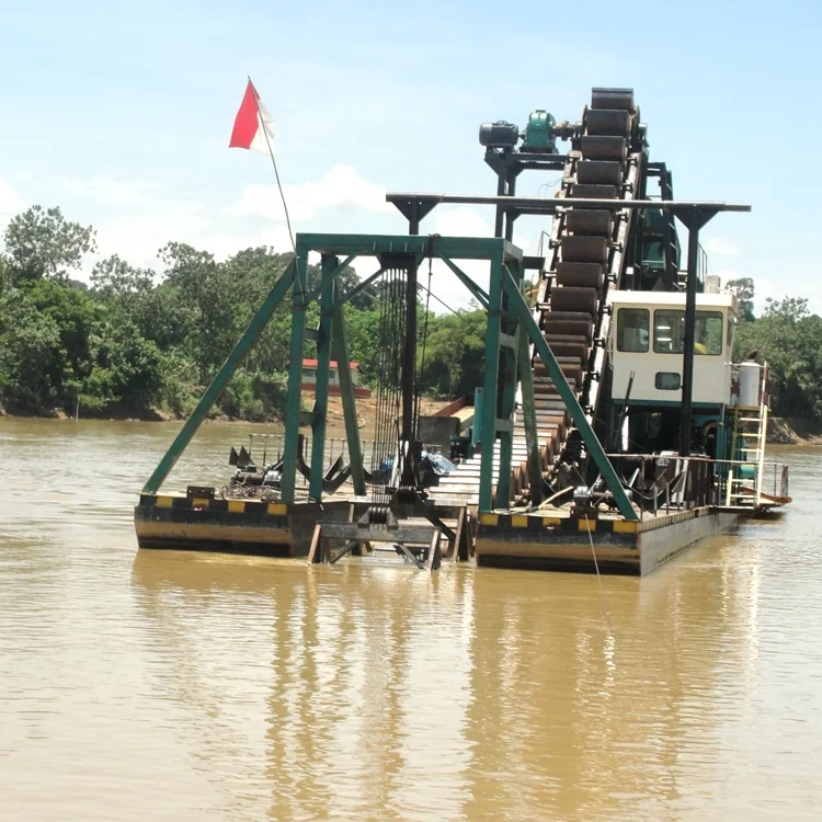 SINOLINKING Gold Dredging Ship Gold Mining Boat for Sale