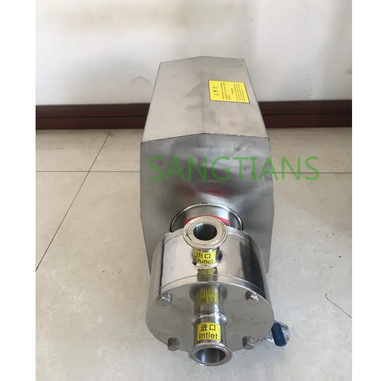 
 Санитарный эмульсионный насос из нержавеющей стали 304/316l для шоколада/косметики/масла/Крема/шампуня  