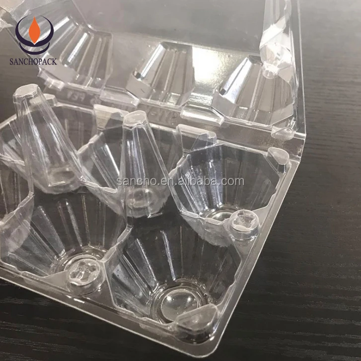 
Высококачественная пластиковая блистерная упаковка на заказ, лоток для куриных яиц, Филиппины 