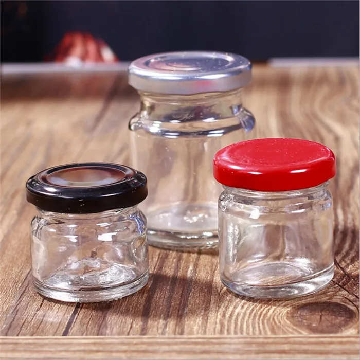 50ml 70ml 75ml Glass Jam Jar Mini Glass Jars for Jam Honey Cubilose