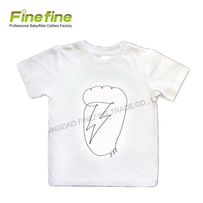 
От 1 до 7 лет летние, органический хлопок одиночный Джерси 160gsm для малышей и детей постарше футболка 