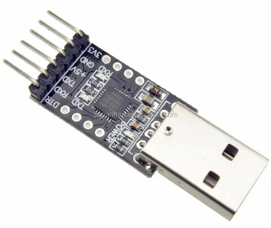 USB 2.0 a TTL UART 5PIN Módulo Serial Converter CP2102 STC Frimware libre del cable Hágalo usted mismo 
