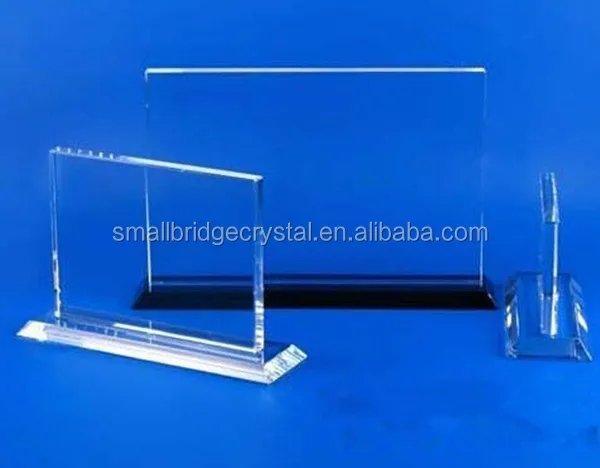 Cheap wholesale glass trophy as economical gift