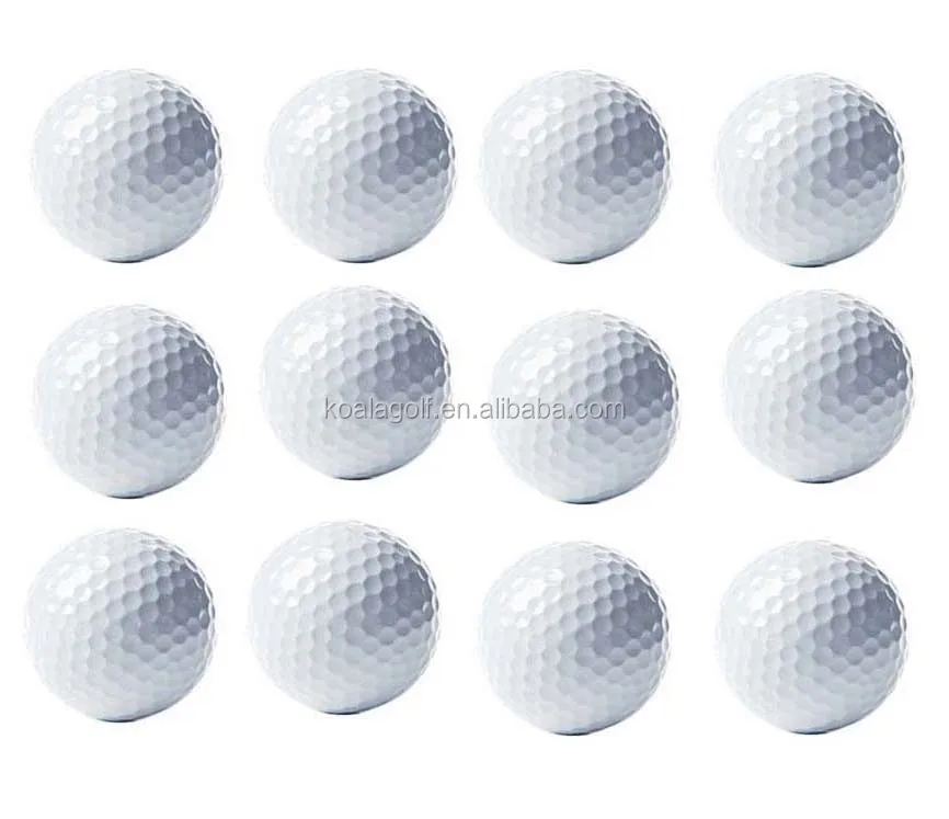 Manufacturers Bulk Driving Range 2 Layer Practice Training Golfball Balles White Golf Balls In
