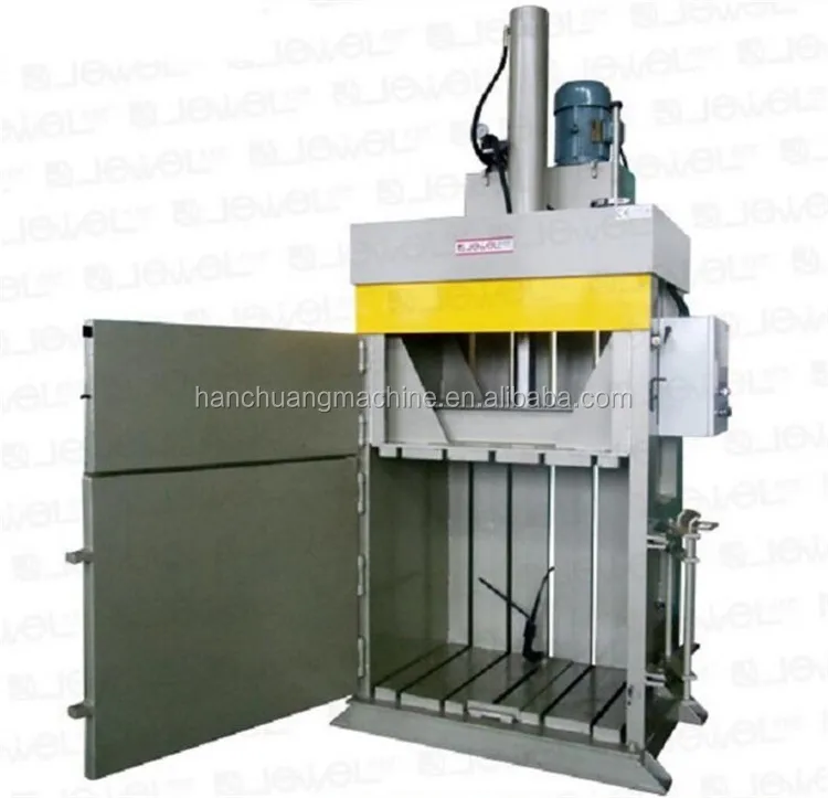 Vertical Pack Cardboard Scrap Carton Compression Machine Supplier