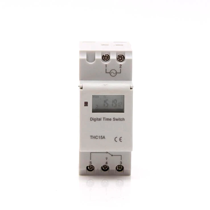 THC15 AC 110V Digital LCD Programmable Timer AC 110V 30A Time Timer Relay Switch