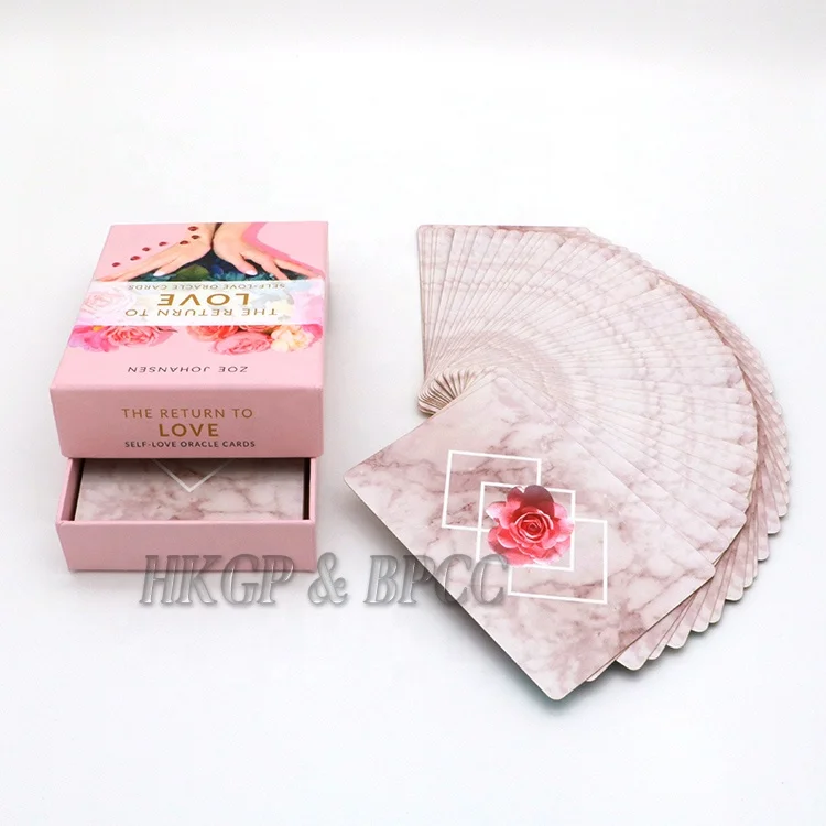 Best Quality Personalized Custom Oracle Card Deck with Book Printing