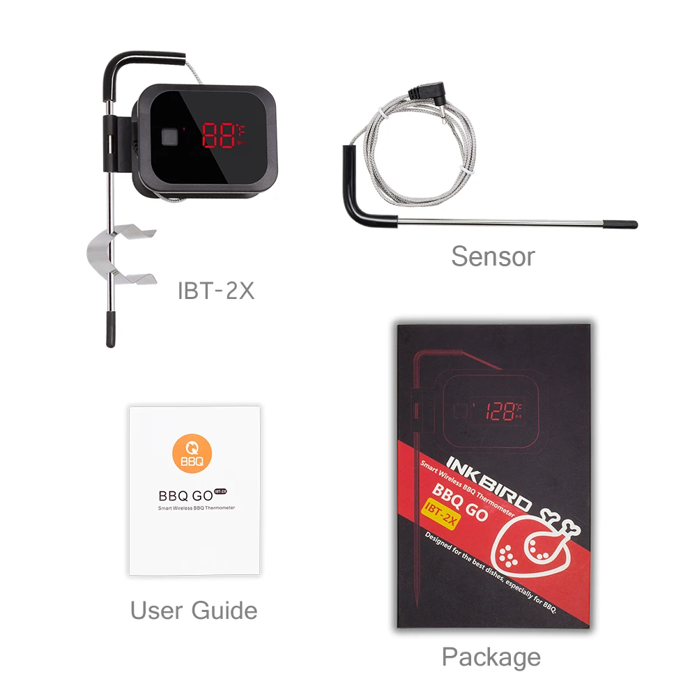 INKBIRD Wireless Meat Thermometer IRF-2SA