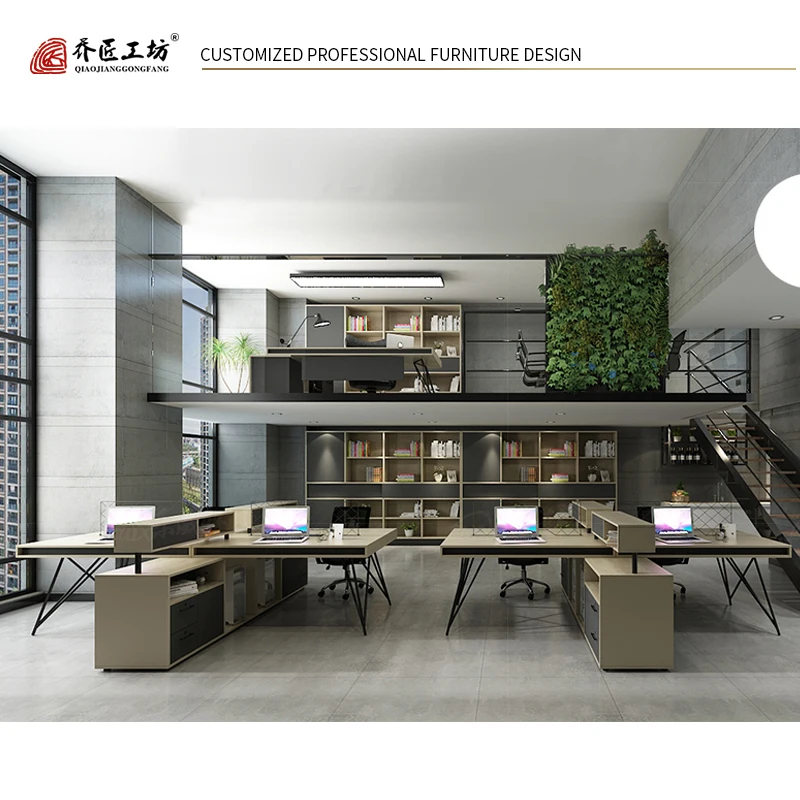 Современный стол L-образной формы в стиле лофт, офисная мебель, стол в комплекте со стулом, стол для босса