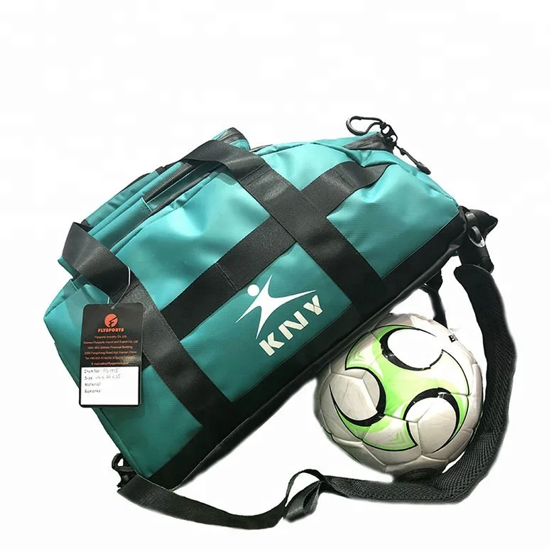soccer duffle bag with shoe compartment