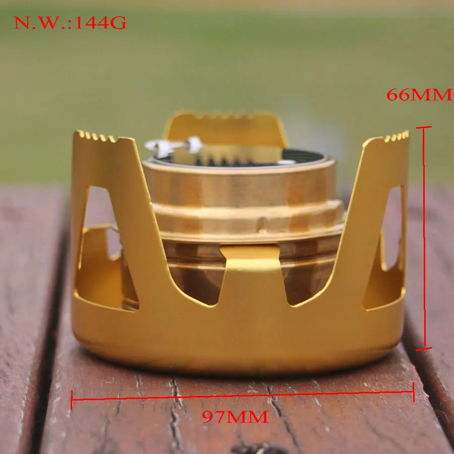 Lightweight Portable Liquid Fuel Alcohol Stove For Camping Hiking