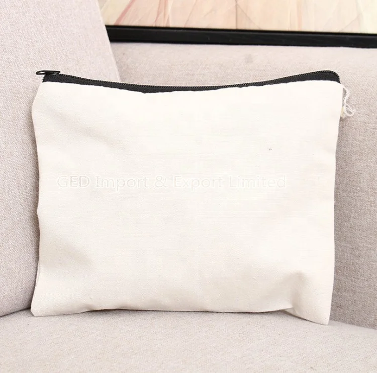 
Индивидуальная сублимационная заготовка, Полиэстеровая сумка для карандашей, мультяшный холщовый пенал на молнии для девочек, детей, школы 