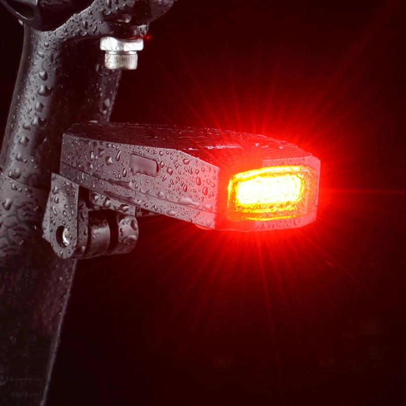 Feu Arrière Magnétique ROCKBROS – Auto On/off, 7 Modes LED, IPX6, USB Rechargeable, Détection Freinage