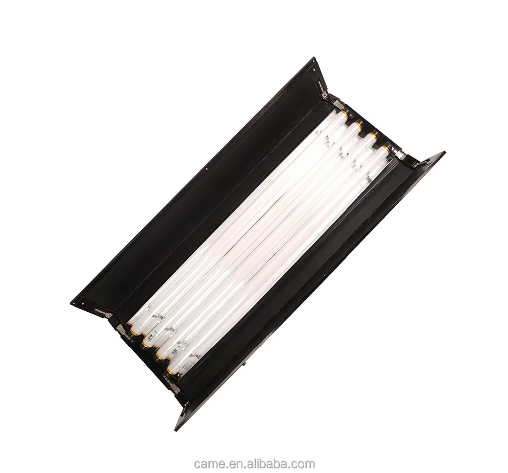 
 CAME-TV 2 наборы 4ft 4bank видео свет лампы дневного света для химической промышленности балласт, как у kino flo со Flycase  