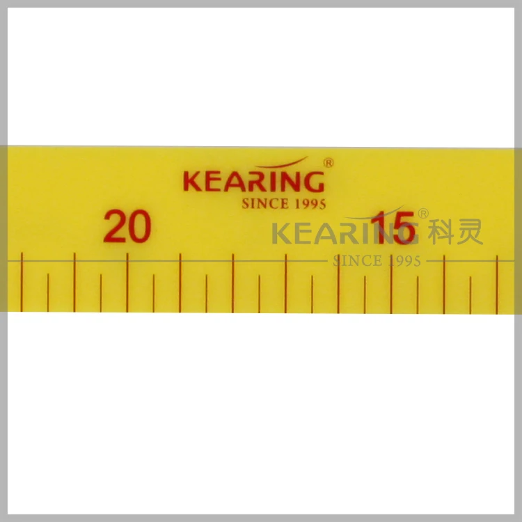 Kearing Brand 3mm Thick Strong Plastic L Square Garment Ruler for Tailor Sewing Design Measuring #5875