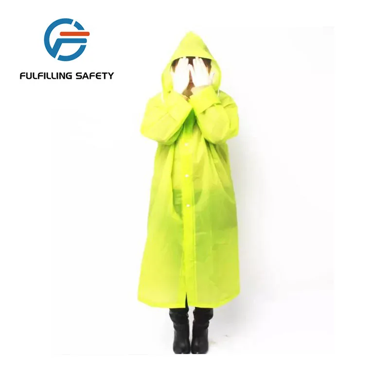 foldable raincoat in pouch