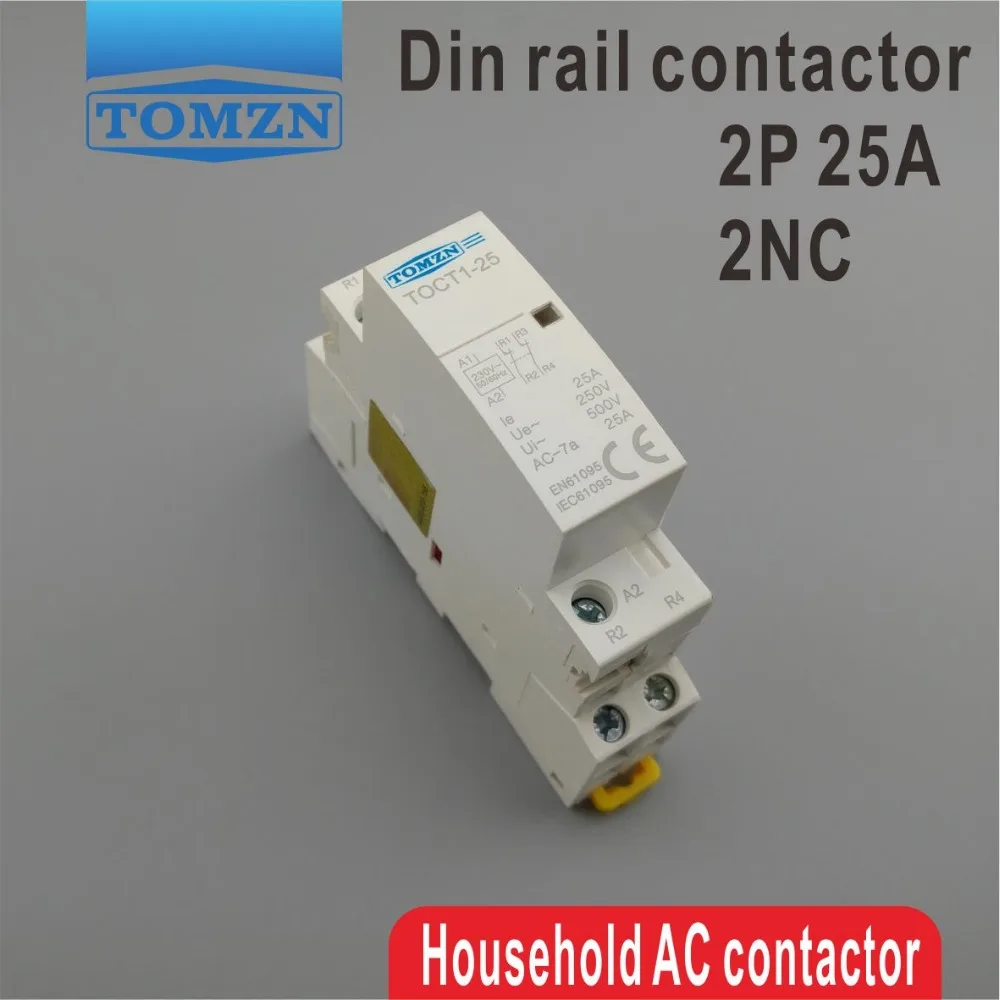 24 V AC-Schutzkontakt 1NO1NC 50 / 60 Hz für elektrische Steuerungsanwendungen DIN-Schiene 2P 32A mit geringem Energieverbrauch LKAIBIN Wechselstrom-Kontakt 