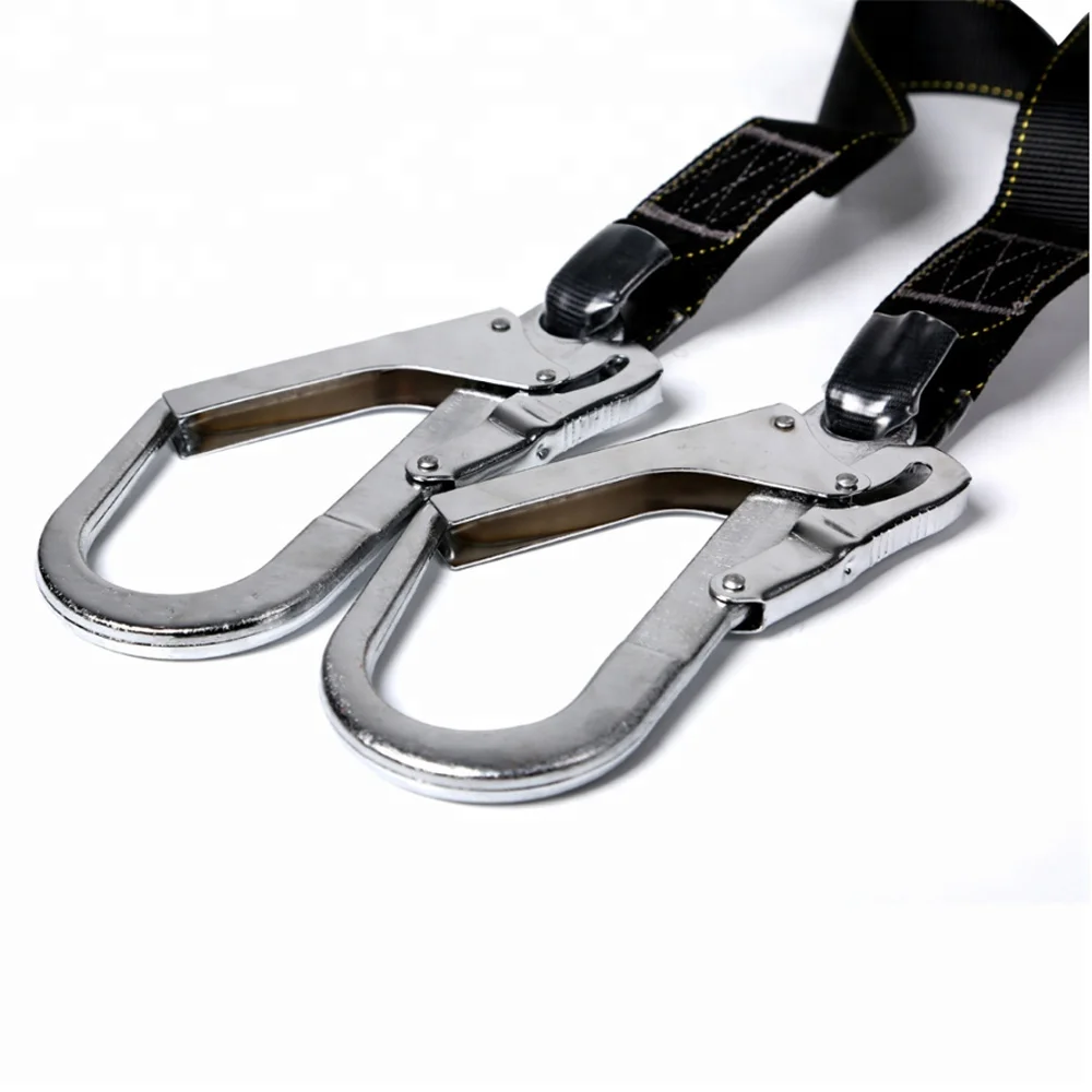 XINDA Double Snap Hook Lanyard with Energy Absorber for Fall protection