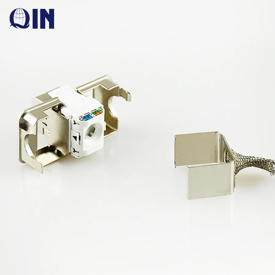 Высококачественный 3M CAT6A STP Keystone jack цинковый сплав RJ45 8P8C IO