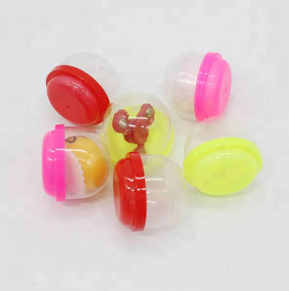 Оптовая продажа высококачественных классических 5 см красочный пластиковый маленький шарик Детские пустые капсулы игрушки настраиваемые