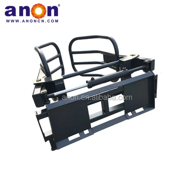 ANON hay Bale Grab High Quality Hydraulic Tractor Silage Bale Grab Bale Gripper