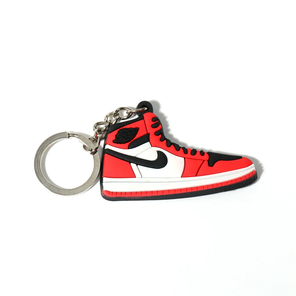 Vograce, оптовая продажа, новые товары на заказ, брелок Air Jordan Sneaker, двусторонние 3D Мягкие подвески из ПВХ