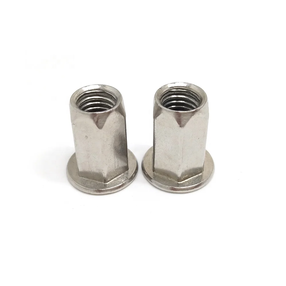 100 Dadi A Manicotto M6 In Acciaio - Per Mobili, Divani, Attrezzature Sportive - Foto 4