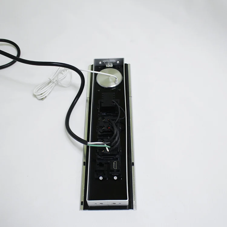 Furniture Mounted Power Multifunctional Socket Sliding Socket with USB Wireless Charger and Network
