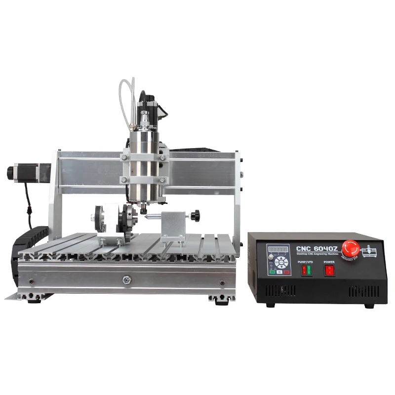 Desktop Mini 6040 Homemade 4 Axis CNC Mill for Sale