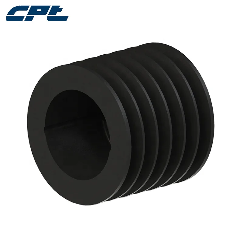 SPA 6 Groove Vee 4545 Pulleys & Taper Bushes Wheel Taper Bore Cast Iron GG20, G3000 V-BELT ISO9001:2008 100mm ~ 1000mm CN;SIC