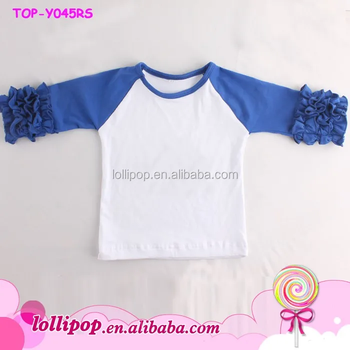 raglan ruffle shirt