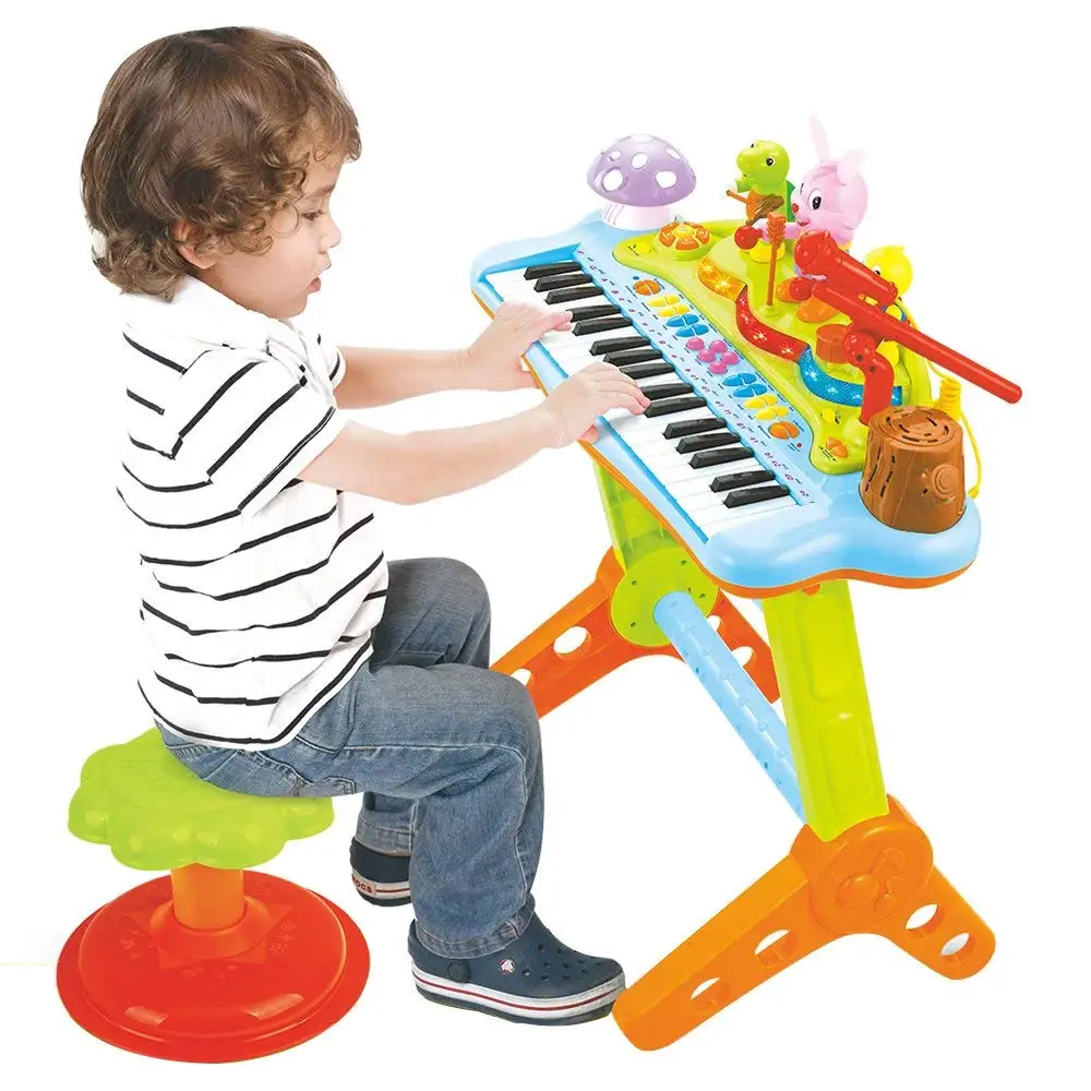 FLYEER Niños Niños 37 Teclado Electrónico Piano Juguete Musical Grabar 