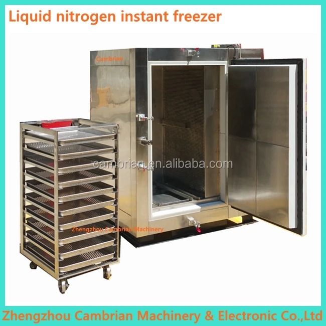 Морозильник мгновенного действия из нержавеющей стали с сенсорным экраном