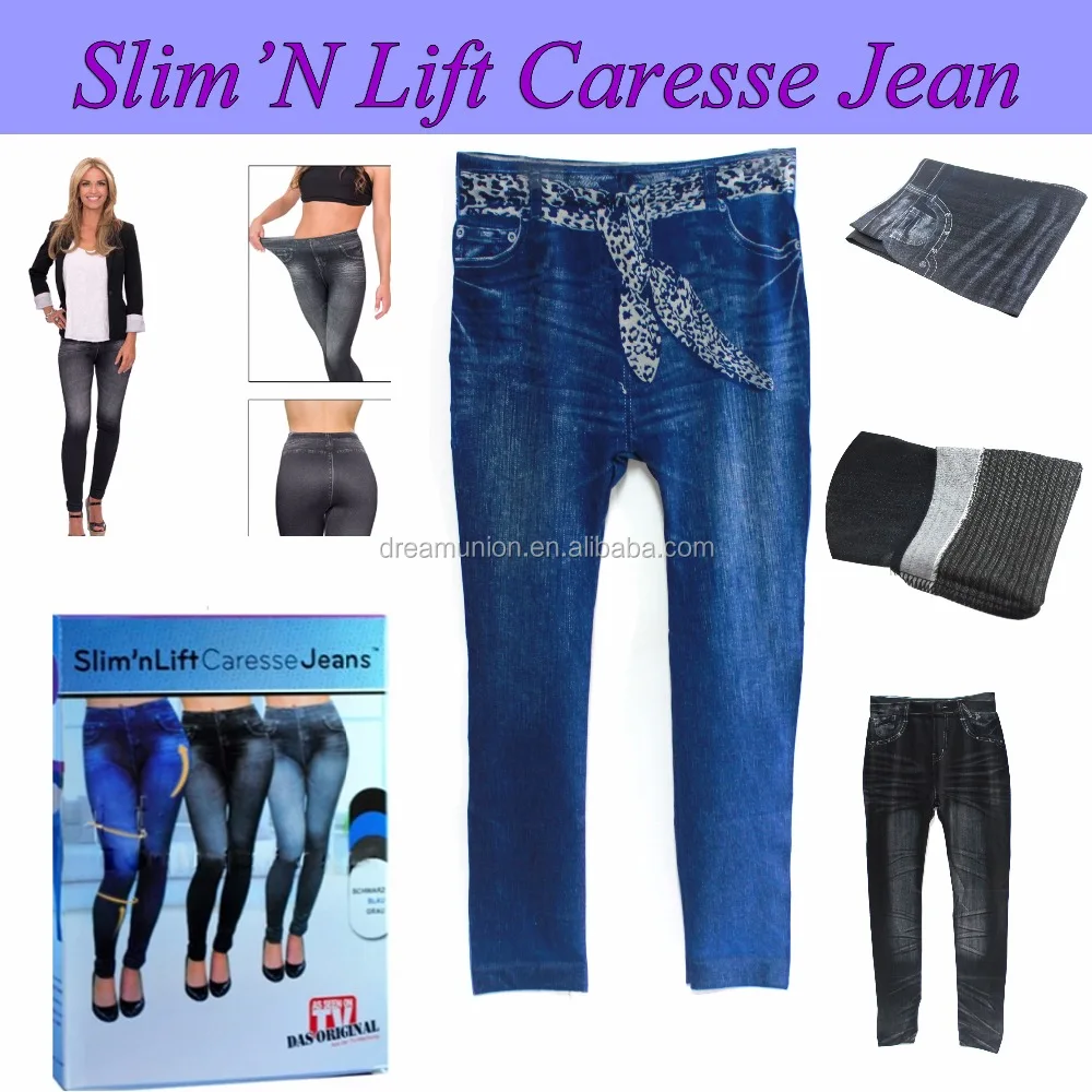 Slim 'N Lift Caresse Jeans Skinny Jeggings Shapewear Slimming