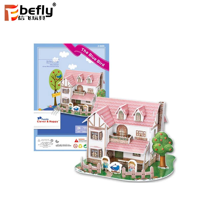 Mini Paper House Model 3d Puzzle Diy Toy Buy 3d Puzzle Diy Toy Diy 3d Puzzle 3d Puzzle Toy Product On Alibaba Com