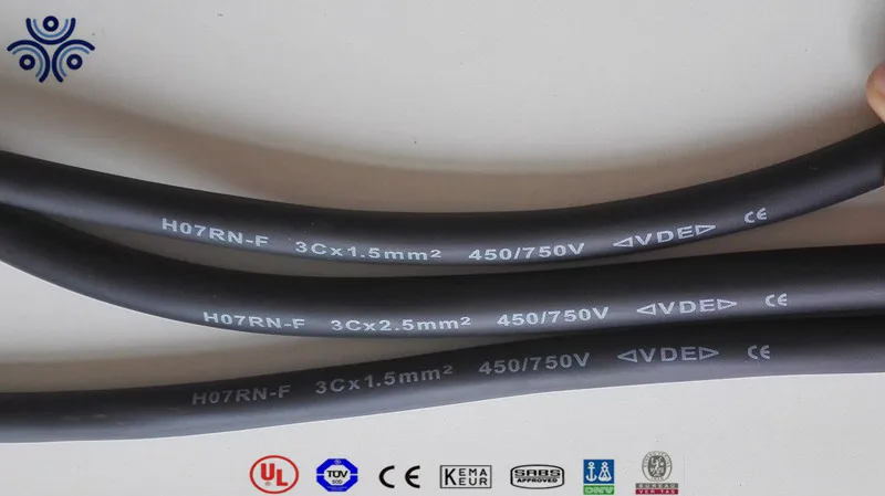 Neoprene Rubber Cable Rubber Cable Cover H07rn-F VDE0282 - China Electrical  Wire, Electric Cable