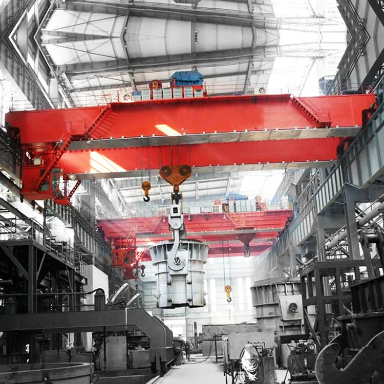 Metallurgical Workshop Ladle Casting Bridge Foundry Crane