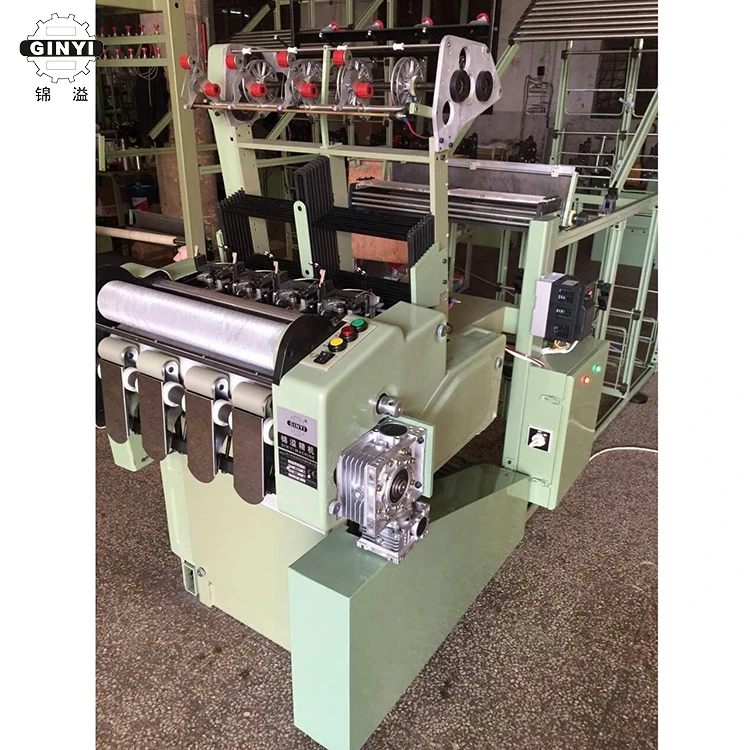
 GINYI High speed shuttleless needle loom narrow weave machine twill tape loom machine  