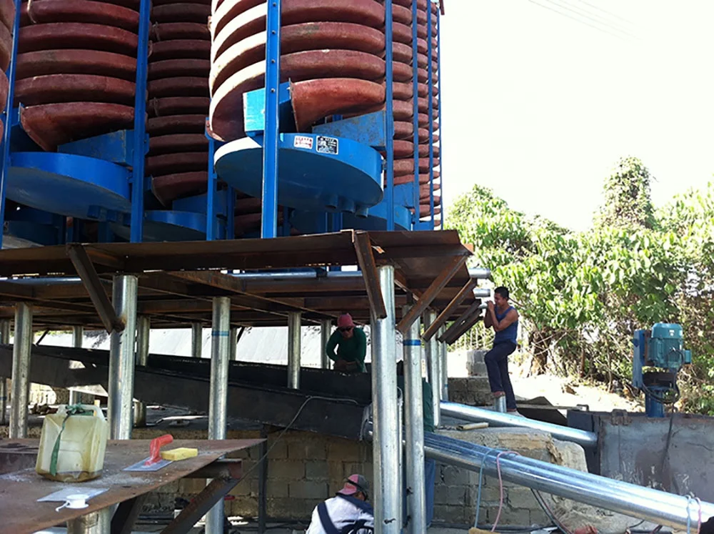 Spiral Separator Zircon Ore Sand Processing