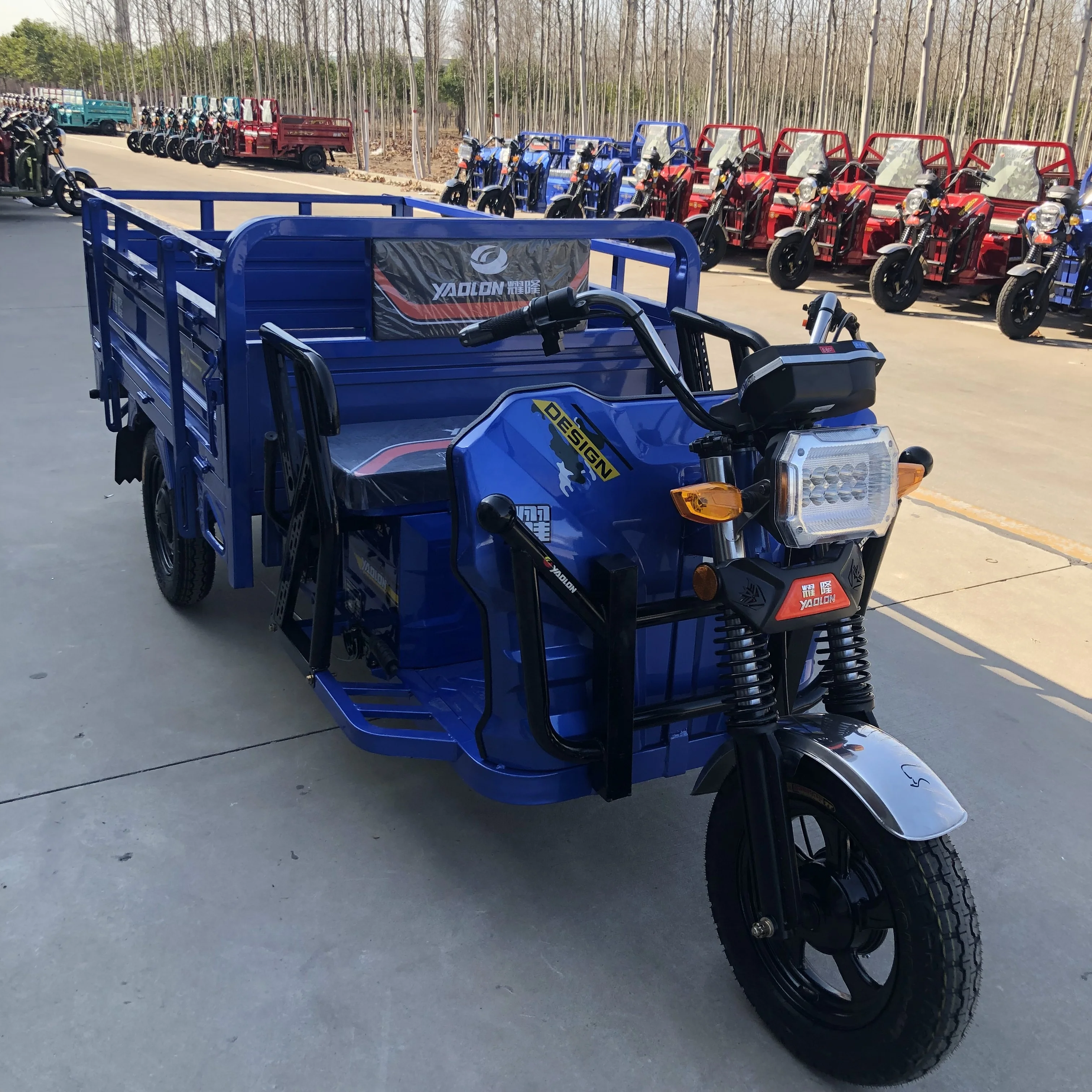 Hot Selling New Chinese Three Wheeler Heavy Cargo Battery Electric Tricycle