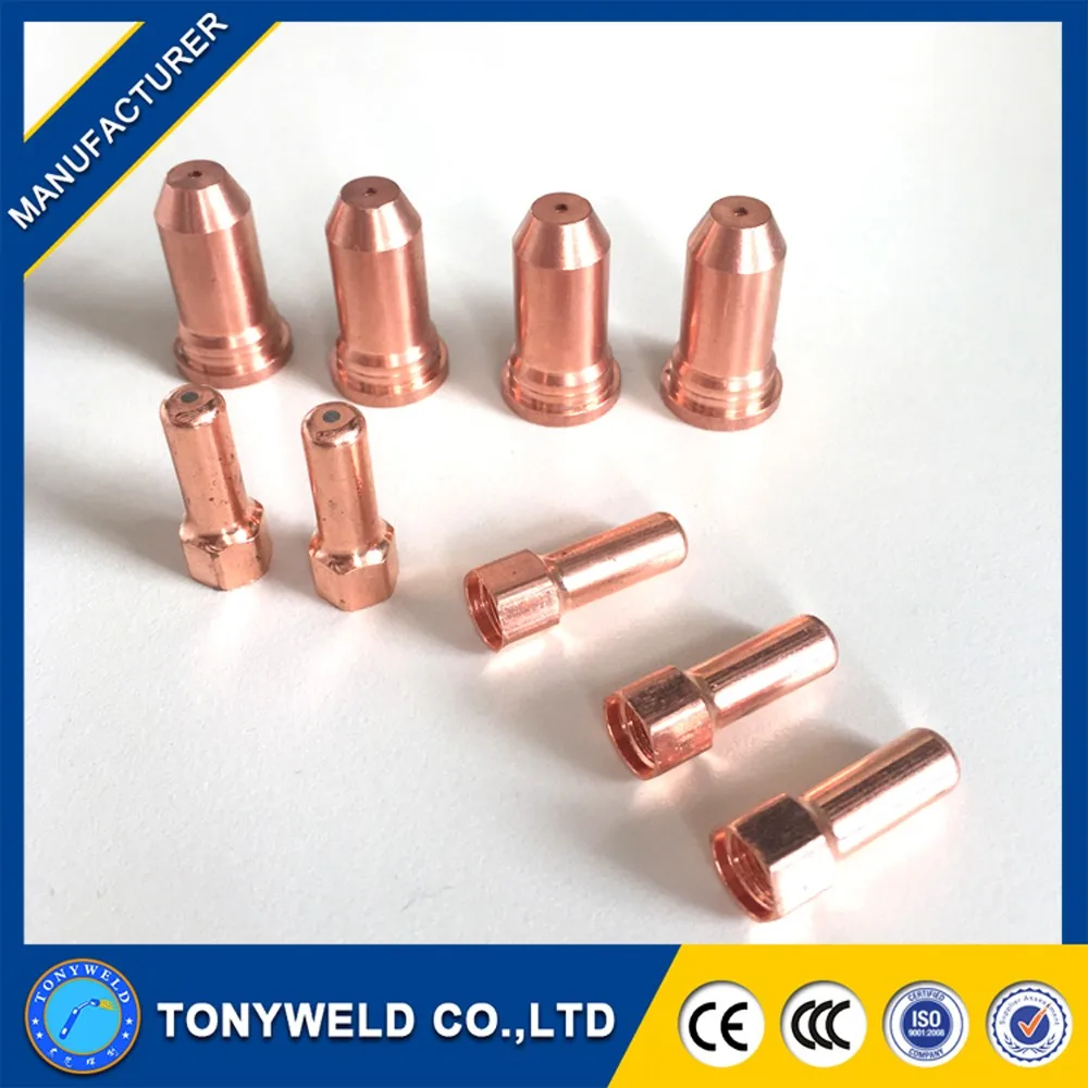 Ricambi Torcia Plasma 30A 20 Pezzi Elettrodi E Ugelli Per Torcia Plasma PT-60/PT-40 30A - Ricambi Professionali, Made In Italy Elettrodi 52582 51318.08 - Foto 6