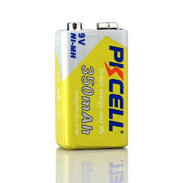 Piles Rechargeables 250mAh 9V PKCell - EuropaLamp