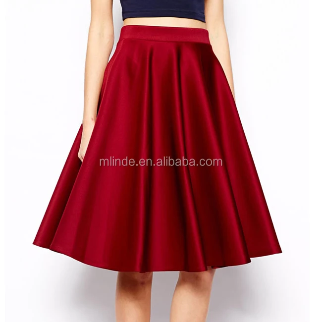 red skirt design