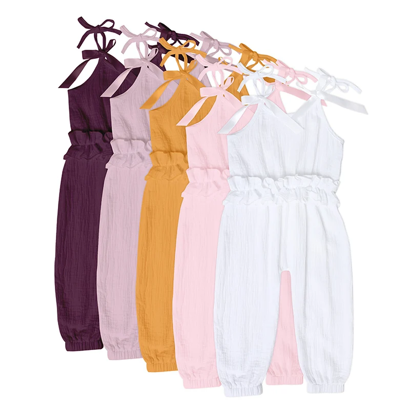Vetements D Ete De Plage En Mousseline Pour Filles Couleur Bonbon Design A Volants Vetements Pour Bebes Combinaison Mignonne Buy Combinaison De Filles Mignonnes Vetements De Bebe Combinaison De Filles D Ete Product On Alibaba Com