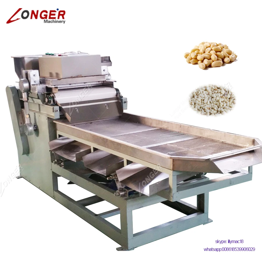 Macadamia Nut Cutter and Chopper Pistachio Almond Peanut Cutting Machine Hazelnut Crusher for Pistachio