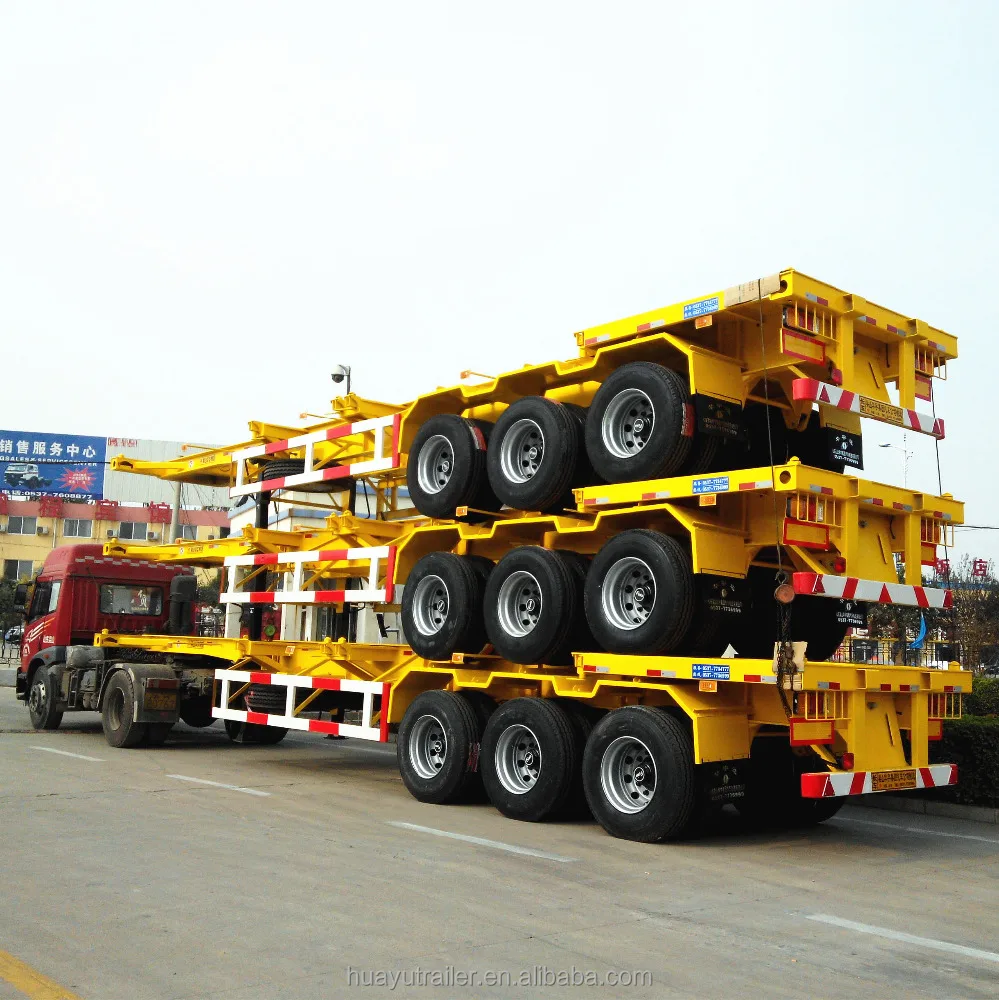 40Ft container transport Tri-axle Chassis