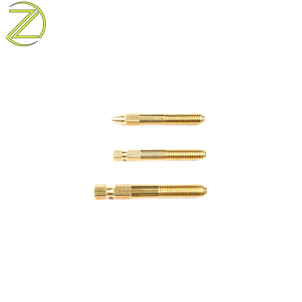Customized Threaded Bolt Pin Spring Loaded Connector Pogo Pin with Knurling