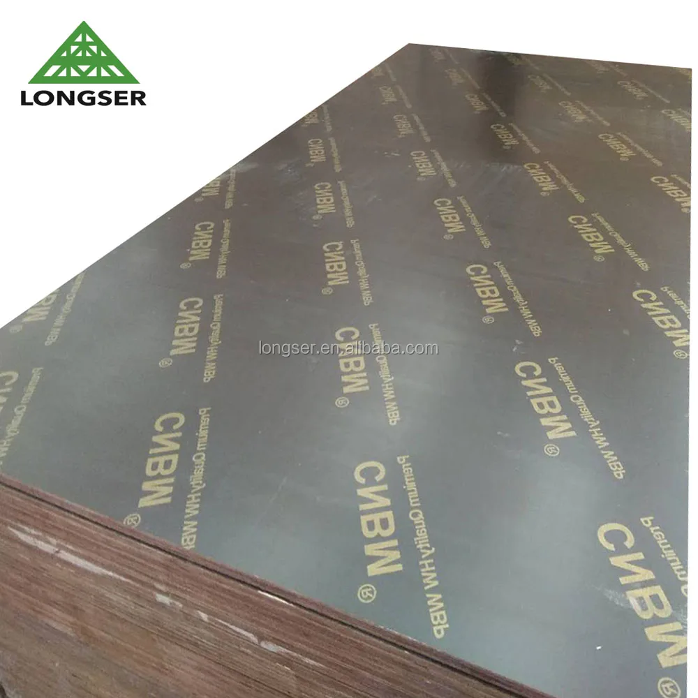 Phenolic Impregnated Paper Veneer Board Surface Material Film Faced Shuttering Plywood