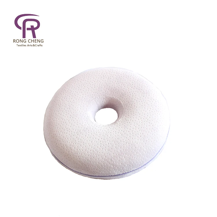 Factory Sales Round Memory Foam Seat Cushion with Holes Lumbar Pillows & Seat Cushions